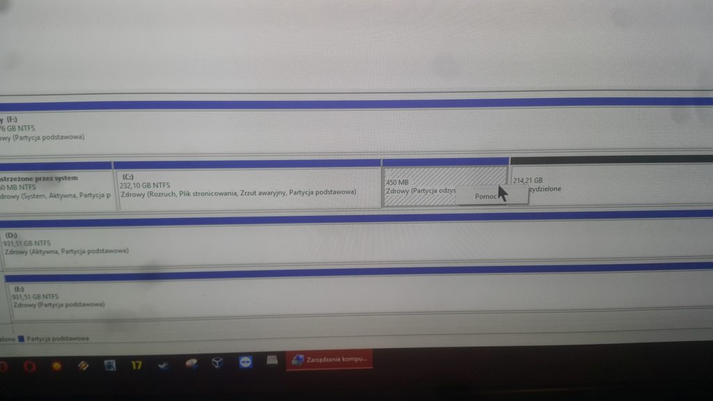windows 10 partycje po klonowaniu